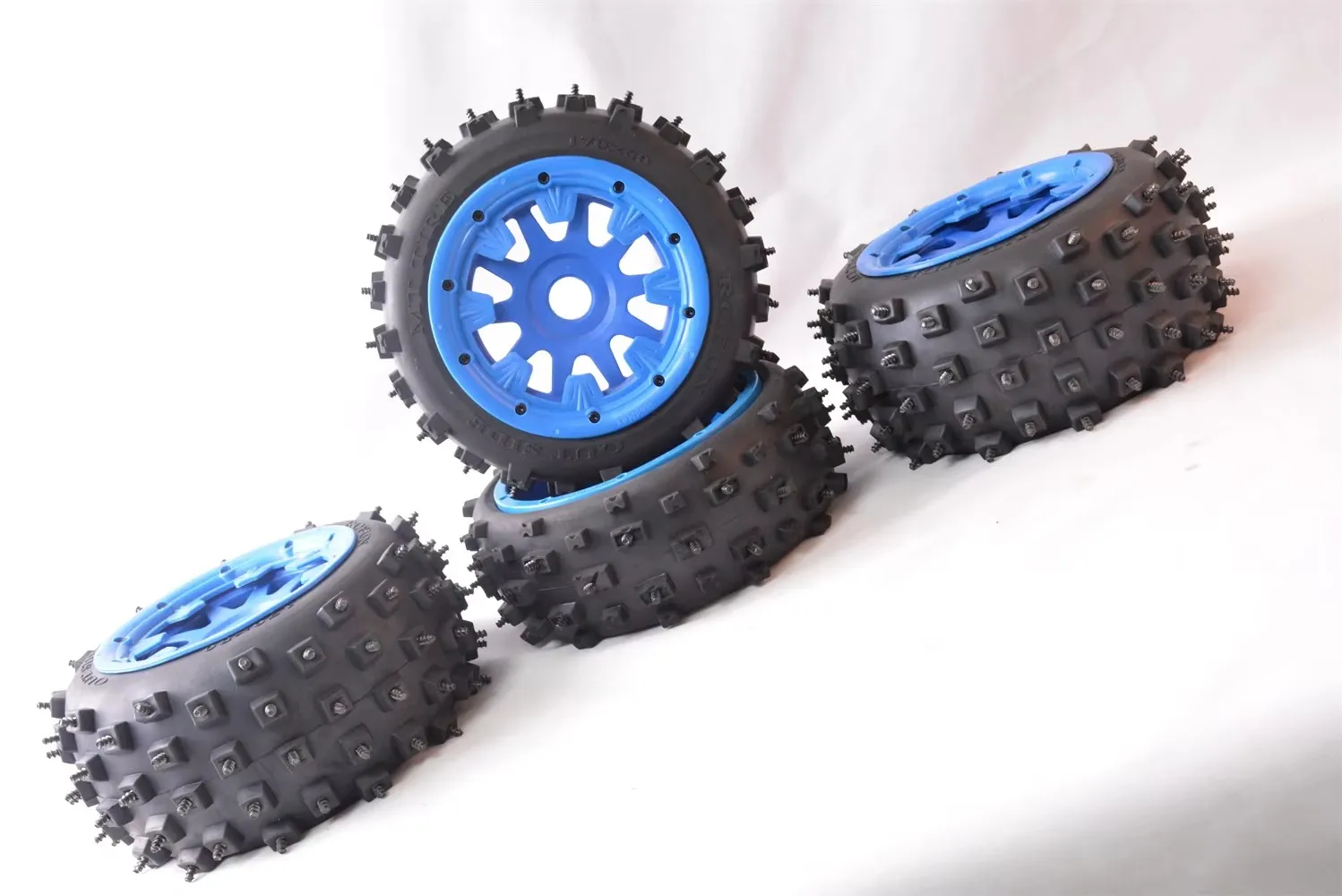 Material de nylon de alta resistência, aperto forte, alta resistência ao desgaste, conjunto de roda de prego de ferro para 1/5 hpi rofun baja 5b 170*60mm