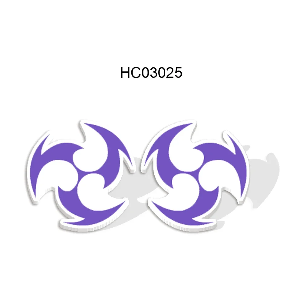 Personality Anime Element Pyru Acrylic Stud Earrings Resin Epoxy Girl Ewelry