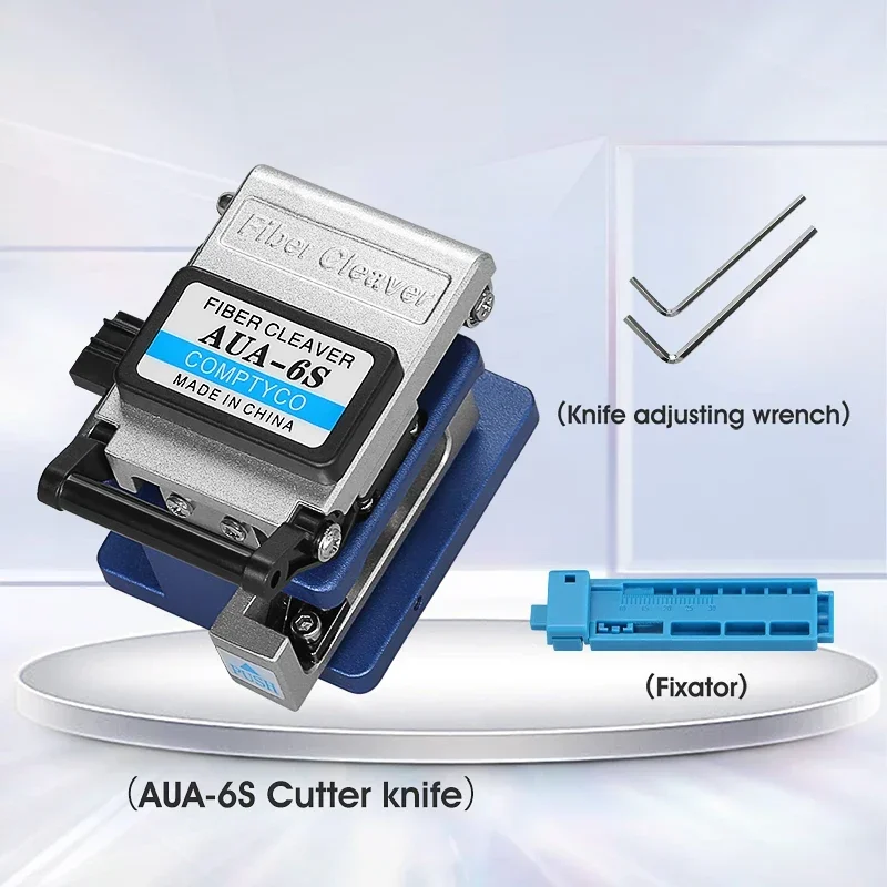 Kit di attrezzi in fibra ottica COMPTYCO FTTH AUA-6S mannaia in fibra con misuratore di potenza in fibra ottica e localizzatore visivo di guasti da