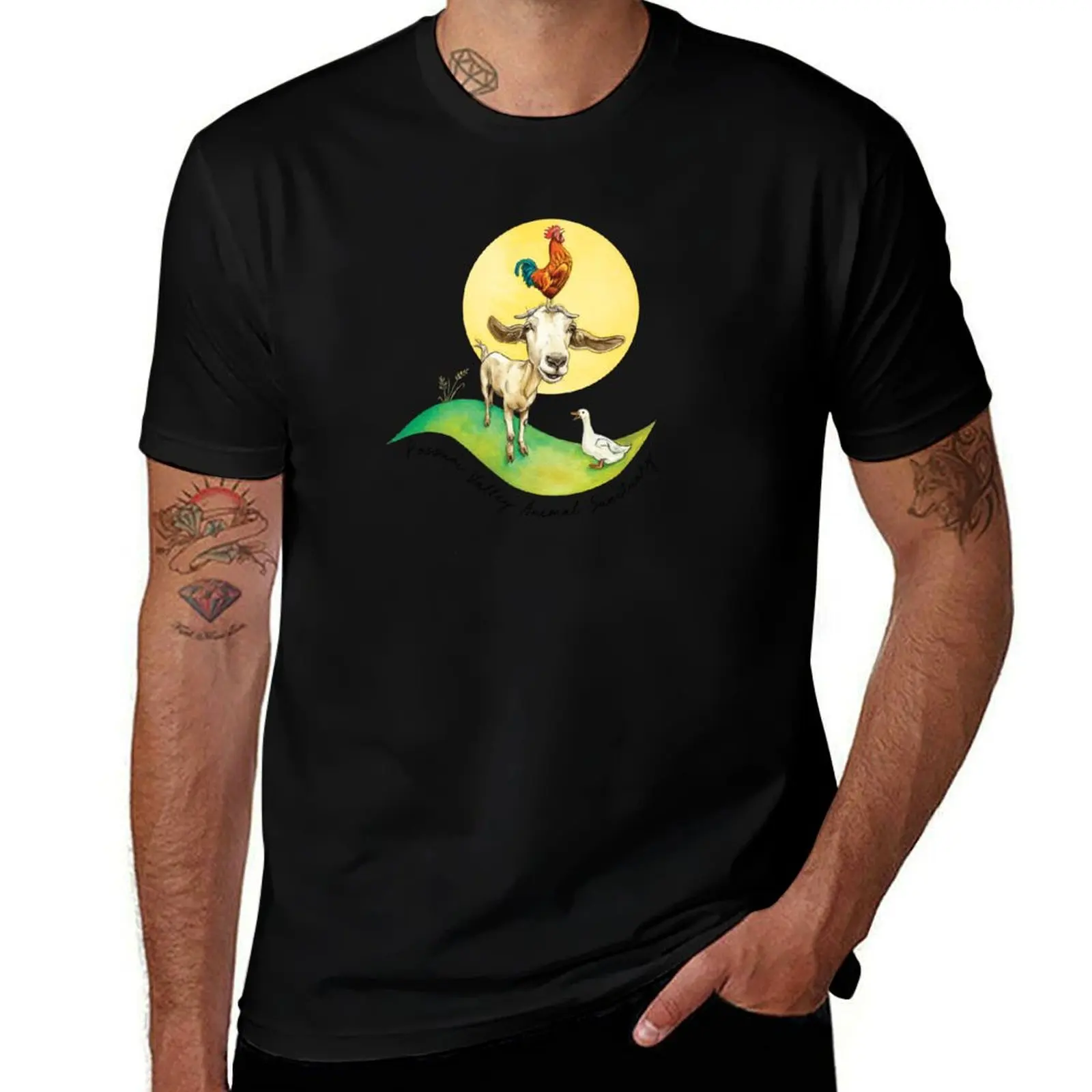 Possum Valley Animal Sanctuary Fundraiser T-Shirt Plus Size Loose Short Sleeve Top T-Shirt