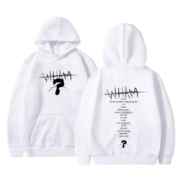 

Rapper Lil Baby Wham World Tour 2025 Hoodie Men Women Hip Hop Fashion Oversized Pullover Male Casual Vintage Fleece Sweatshirt