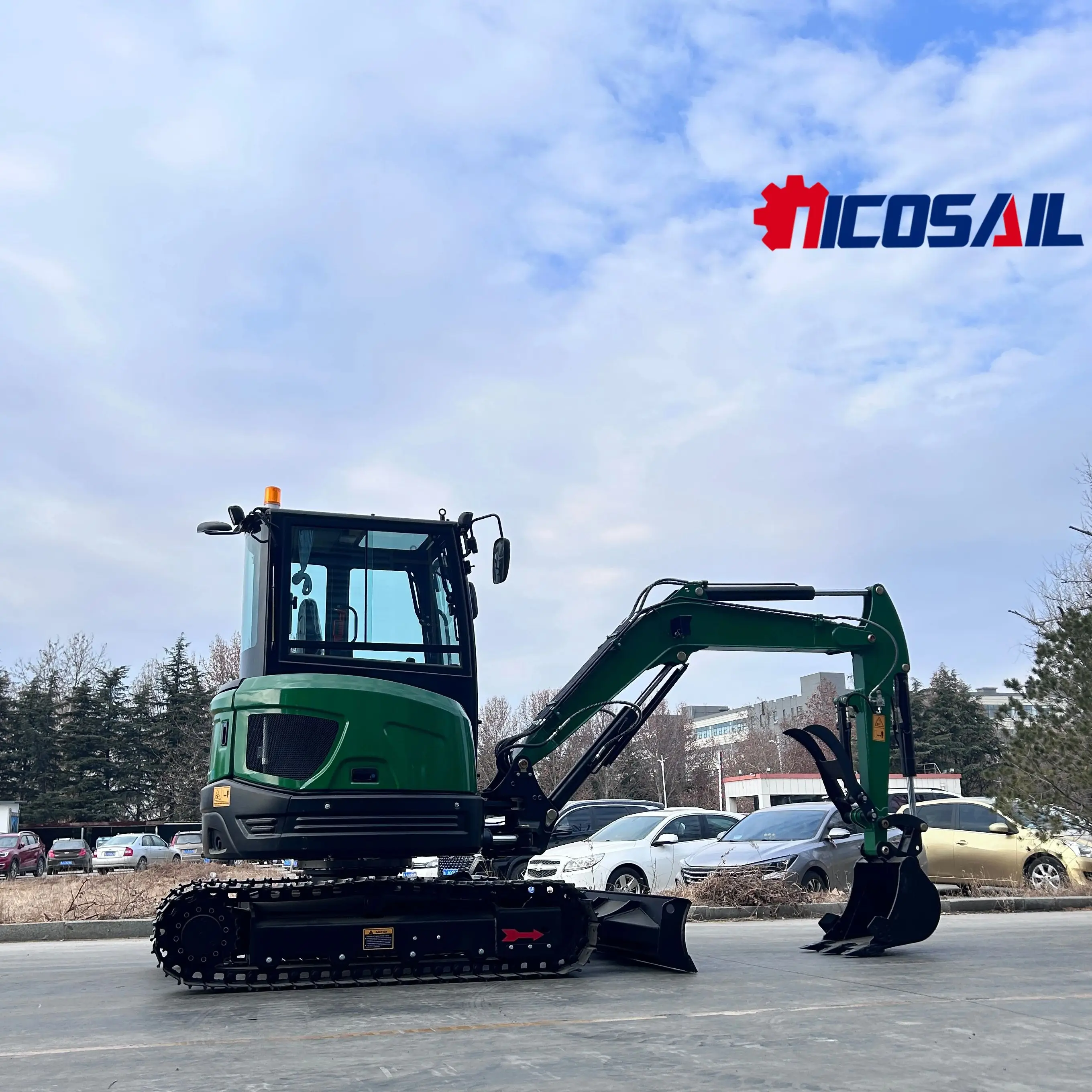 Miniexcavadora de marca, miniexcavadora sobre orugas pequeña, excavadora de cucharón barata de 3 toneladas a la venta