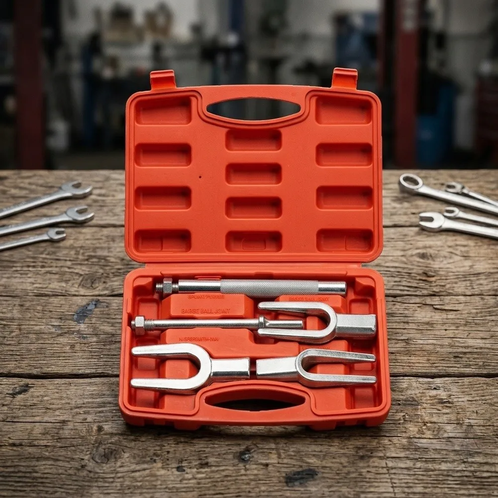 Five Piece Ballhead Puller for kit Compatible with Common Bearing and Pulley Sizes in Vehicle Maintenance Five Piece