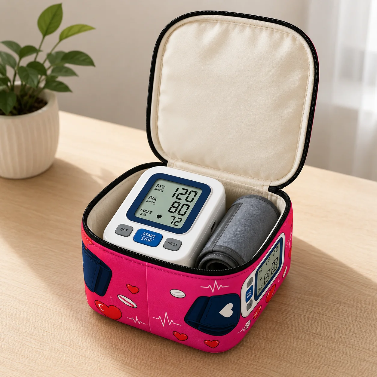 Blutdruckmessgerät-Tasche Bedr – Health & Wellness Tablet Cutter Bewertung und Preis