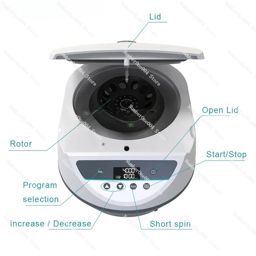 Suitable ForCentrifuge Lab 4000rpm 5000rpm 5ml 10ml 15ml Tube Blood Prp Plasma Machine Digital