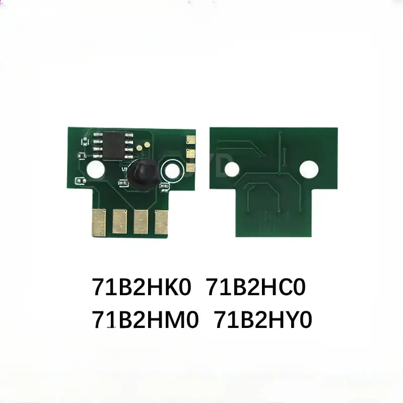 Chips para Cartuchos de Tóner Compatibles con Lexmark CS417/517/CX417/517, 71B2HK0 71B2HC0 71B2HM0 71B2HY0, Proveedor de Impresoras