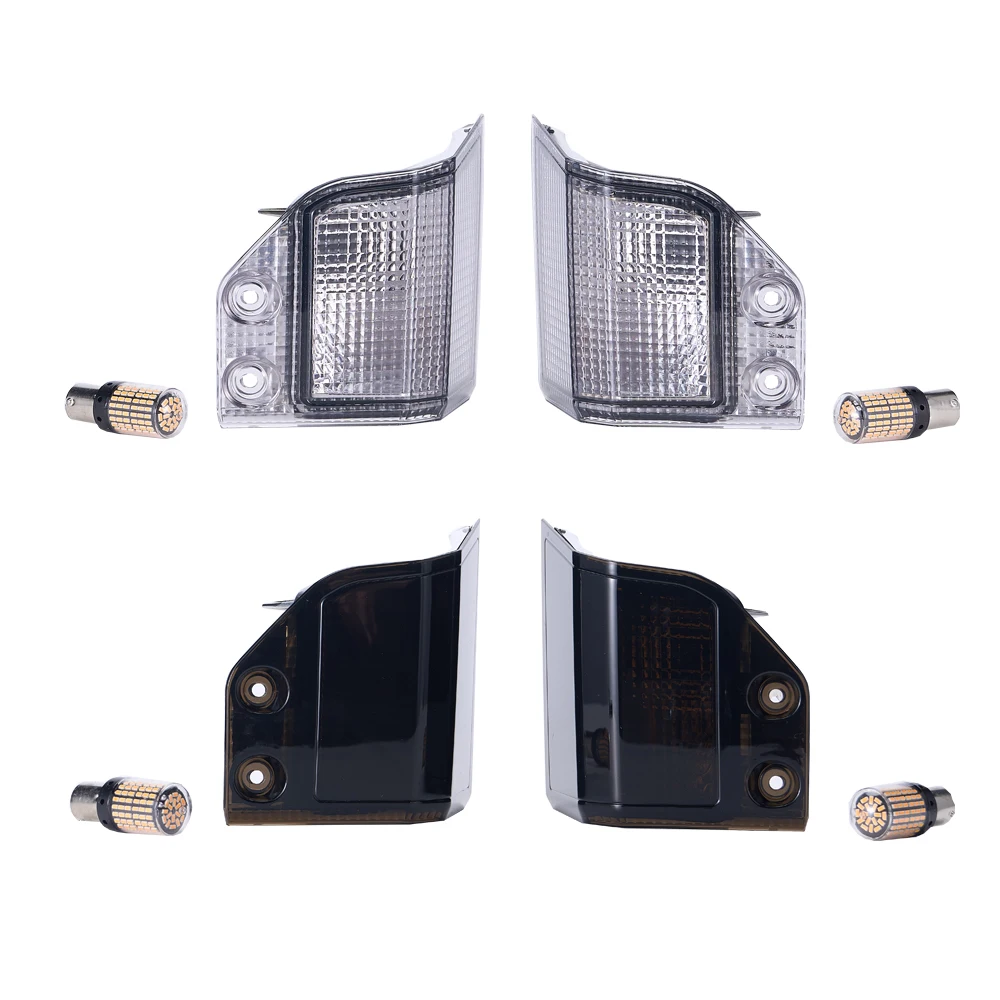 LED Corner Indicator Light Lens Lamp for Toyota Land Cruiser 70 75 76 77 78 79  LC70 LC76 LC78 LC79 2024 2025 Accessories