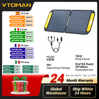 VTOMAN VS110 Solar Panel for JUMP 600X Power Station Portable Waterproof Foldable Solar Panel Outdoor Emergency Backup 110W