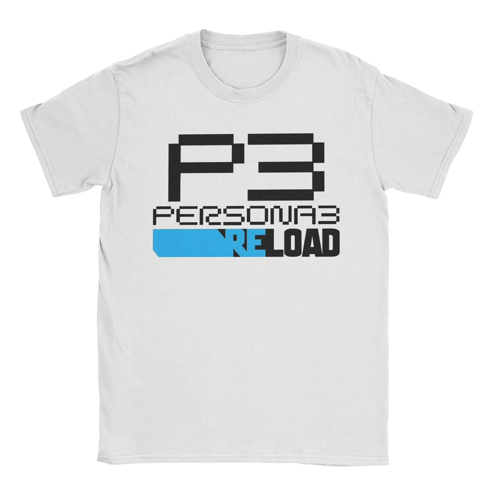 Personas 3 Reload T Shirts Men Women's Cotton Novelty T-Shirts Crew Neck P3 Tee Shirt Short Sleeve Clothes Party