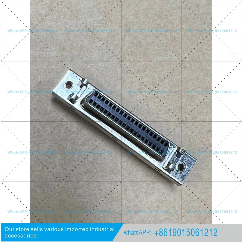 SCSI connector HDB 40 P straight female, hole type, in-line, solder plate DB 40 straight female