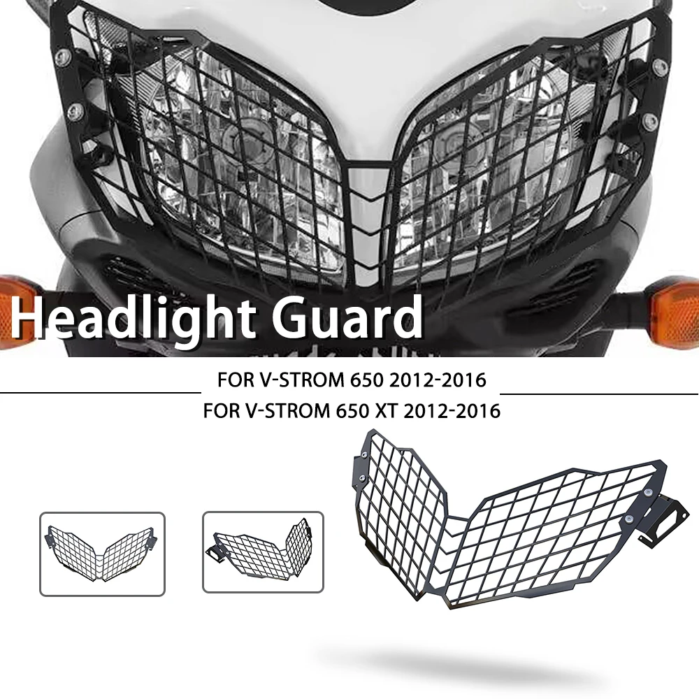 Headlight Protector Guard Motorcycle For SUZUKI V-STROM DL650XT VSTROM 650XT 2012-2016 2015 Headlamp Grille Protection Cover