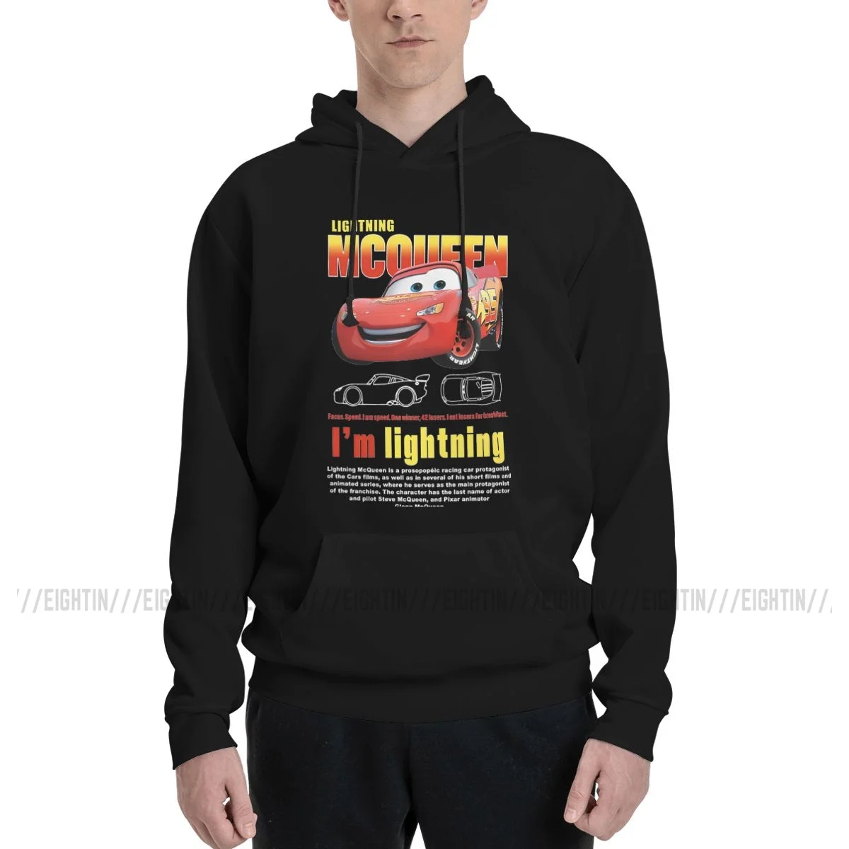 

Lightning McQueen Design Cars Race Hoodie Men's Fashion Sweatshirts Winter Oversized Pullover