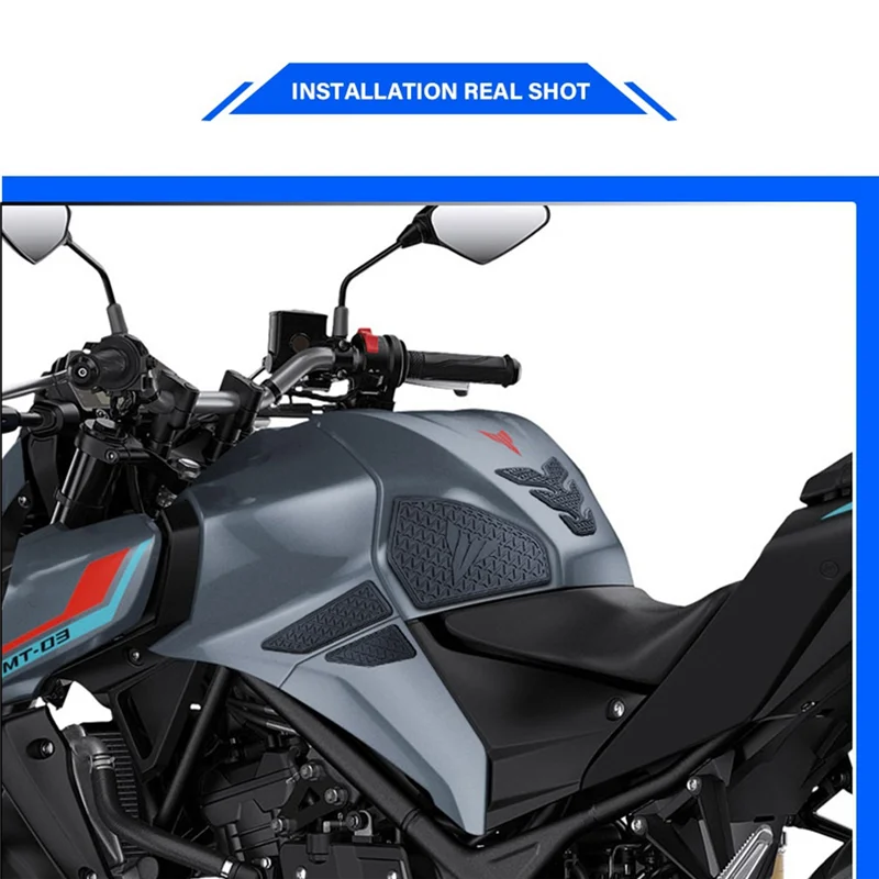 

Non-Slip Side Tank Pad Anti Scratch Accessories For Yamaha MT-03 MT-25 MT03 MT25 2020 2021 2022