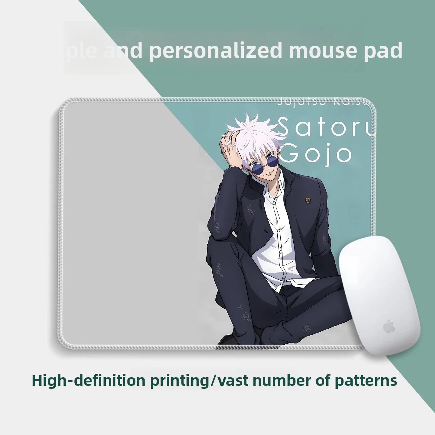 New Mouse Pad Jujutsu Kaisen Cartoon Anime Gojo Satoru Boys Office Household Computer Desk Pad Non-slip Anime Non-slip Mouse Pad