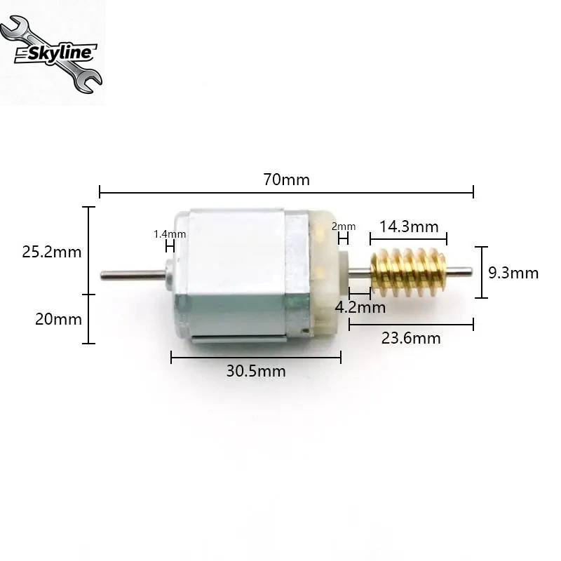 Steering Wheel Column Actuator Lock Motor DC 0.181A Carbon Brush Micro  DIY Hobby