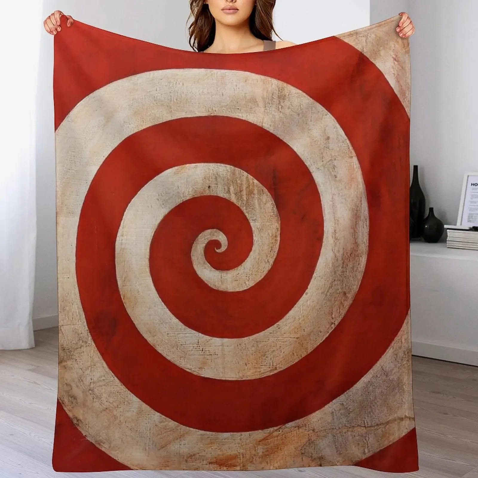 

Sideshow Carnival Spiral Throw Blanket Soft Comfort Blanket for Reading Watching TV
