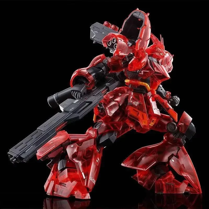RG /144 Sazabi Cleab Color Colorful Transparent Mech Assembly Model Kit Action Figures Desktop Decoration Doll Toys Gift