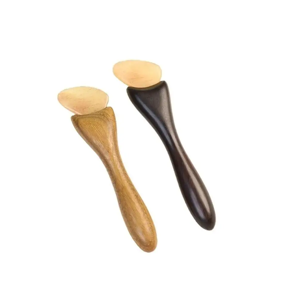 Goat Horn Sandalwood Massager Natural Material Comfortable Eye Massage Stick Meridian Scraping Tools