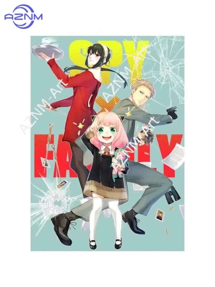 Anime Spy X Family Poster High Definition Picture Print for Room Bar Coffee Wall Art Decoration Canvas Painting for Home Decor
