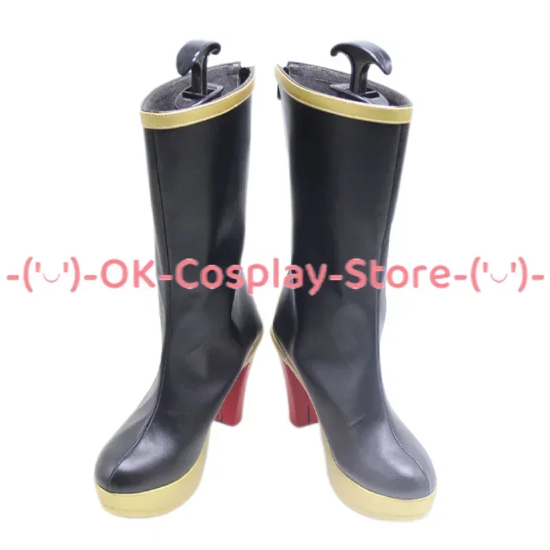 [Personalizzato] Vtuber Kuzuha Scarpe Cosplay Gioco Anime Gioco di ruolo Costume Prop Halloween Carnevale Festa Festa Stivali in pelle PU