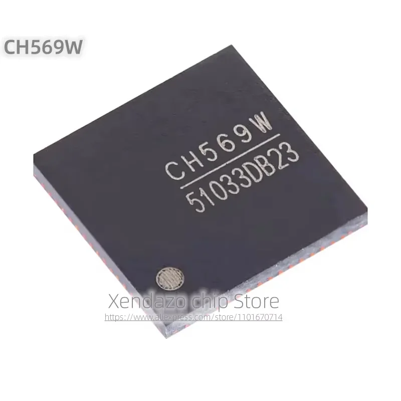 1pcs/lot CH569W QFN-68 package Original genuine 32-bit RISC reduced instruction set CPU microcontroller chip