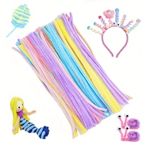 100 Pcs Multi-Color Pipe Cleaners,Pipe Cleaners for Crafts,Pipe Cleaner Crafts,Chenille Stems for Craft Kids DIY Arts Supplies