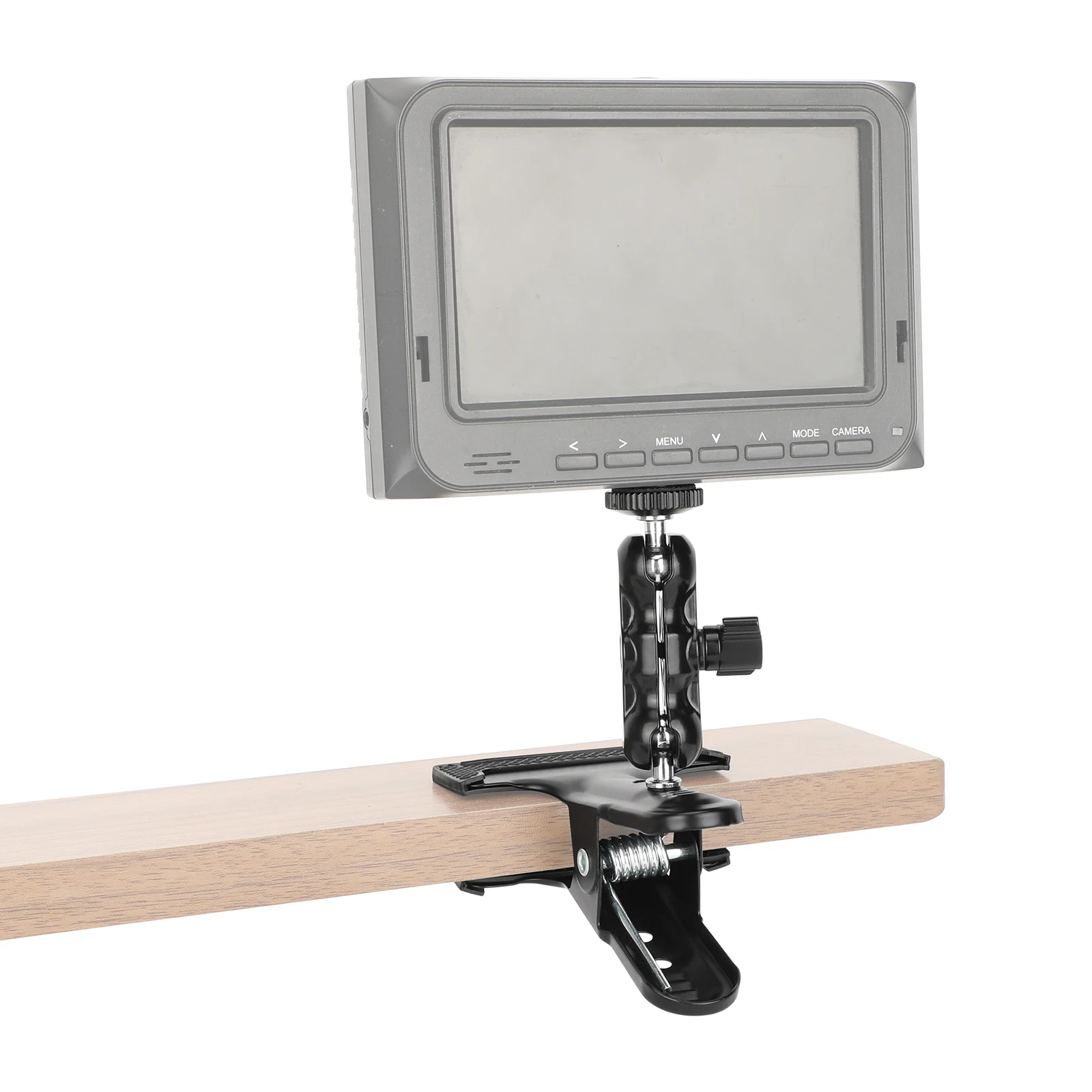 CAMVATE миниатюрный удлинитель с шаровой головкой с 1/4 "-20 крепежным стержнем вращение на 1/4 ° волшебный рычаг с пружинным зажимом для монитора камеры