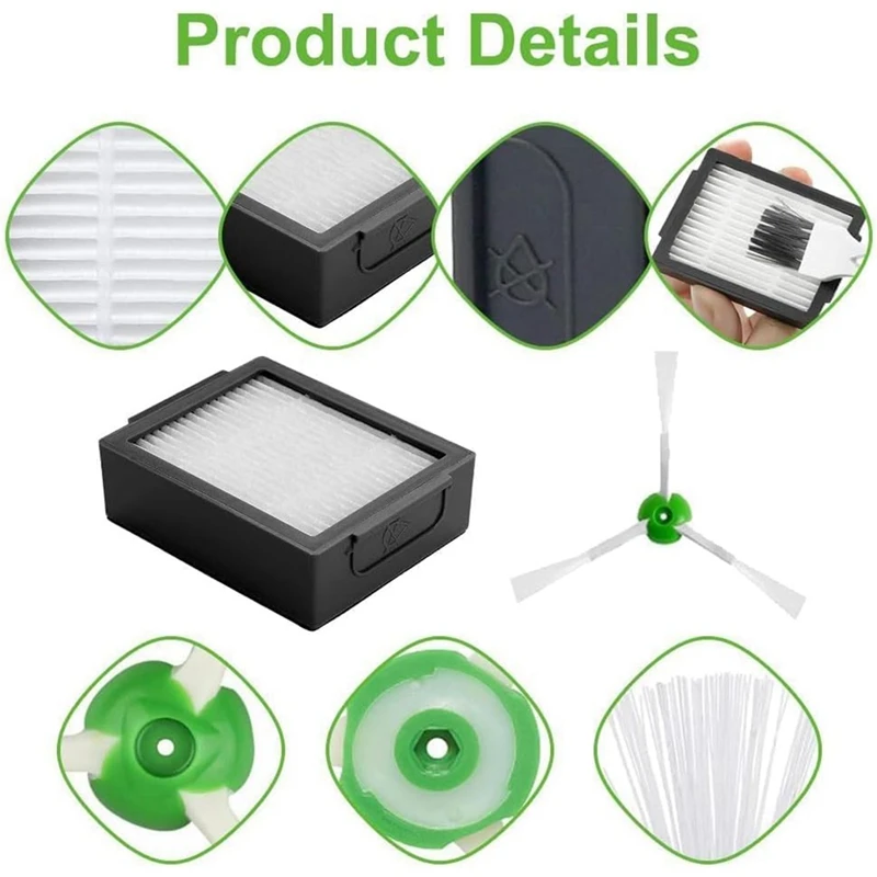 Y37A-Ersatzteile kompatibel für I3 I3+ I4 I4+ I6 I6+ I7 I7+ J7 I8 I8+ Plus E5 E6 E7 Staubsaugerzubehör