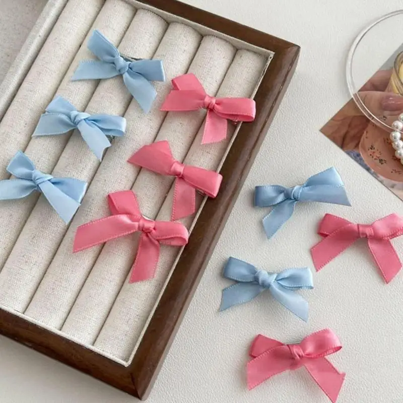 M89C 1 زوج Bowknot مقاطع الشعر أنيق فتاة المشابك الشعر كليب الجانب دبوس الشعر العصرية أغطية الرأس إكسسوارات الشعر للسيدات سيدة #4