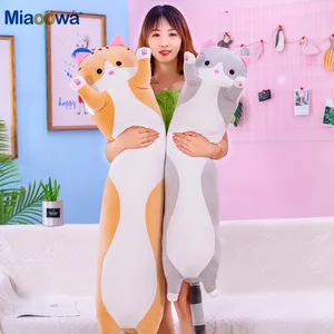 50/70cm Mainan Mewah Kucing Panjang Lembut Lucu Boneka Bantal Tidur Siang Kantor Jeda Tempat Tidur Dekorasi Rumah Boneka Hadiah untuk Anak Perempuan 8 penjualan terbaik jumbo plush - №
