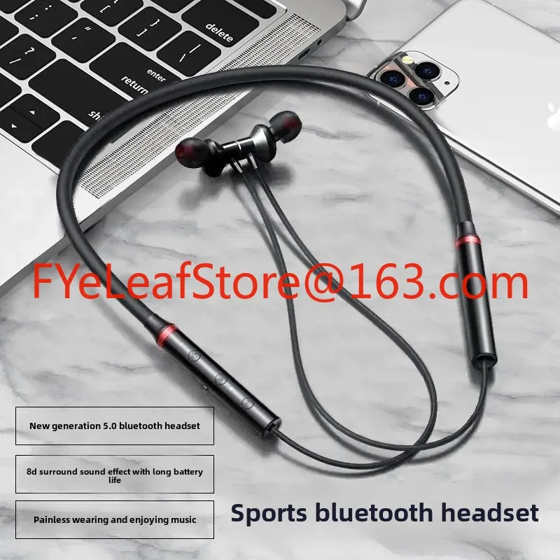 

Новая шейная Bluetooth-гарнитура, беспроводная спортивная беговая наушники-вкладыши, проводной ремень, шумоподавление упаковки