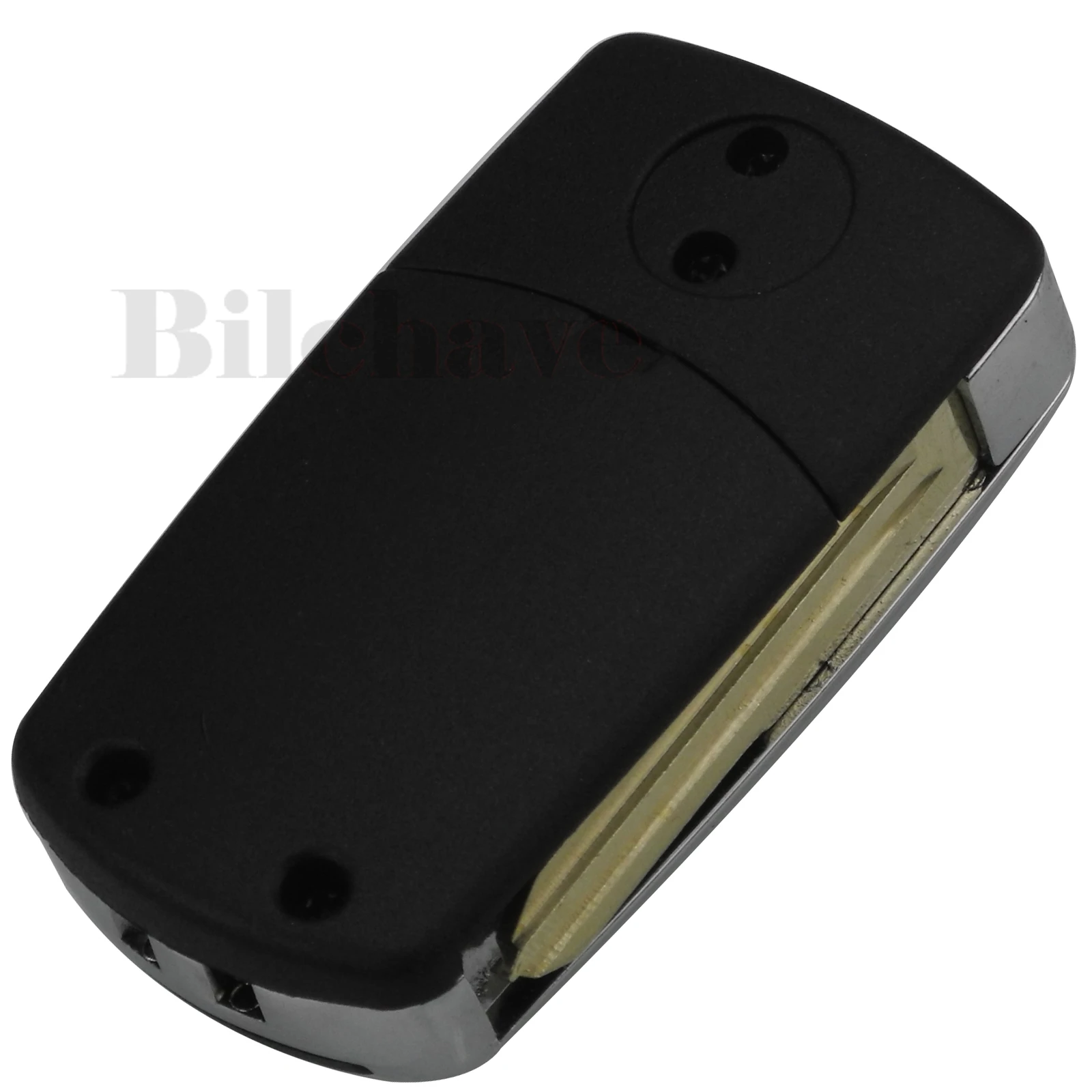 Bilchave ดัดแปลง 3 ปุ่มสําหรับ Hyundai Sonata Moinca สําหรับ Kia Flip Remote Car Key Shell พร้อม Uncut ขวาเปลี่ยนใบมีด