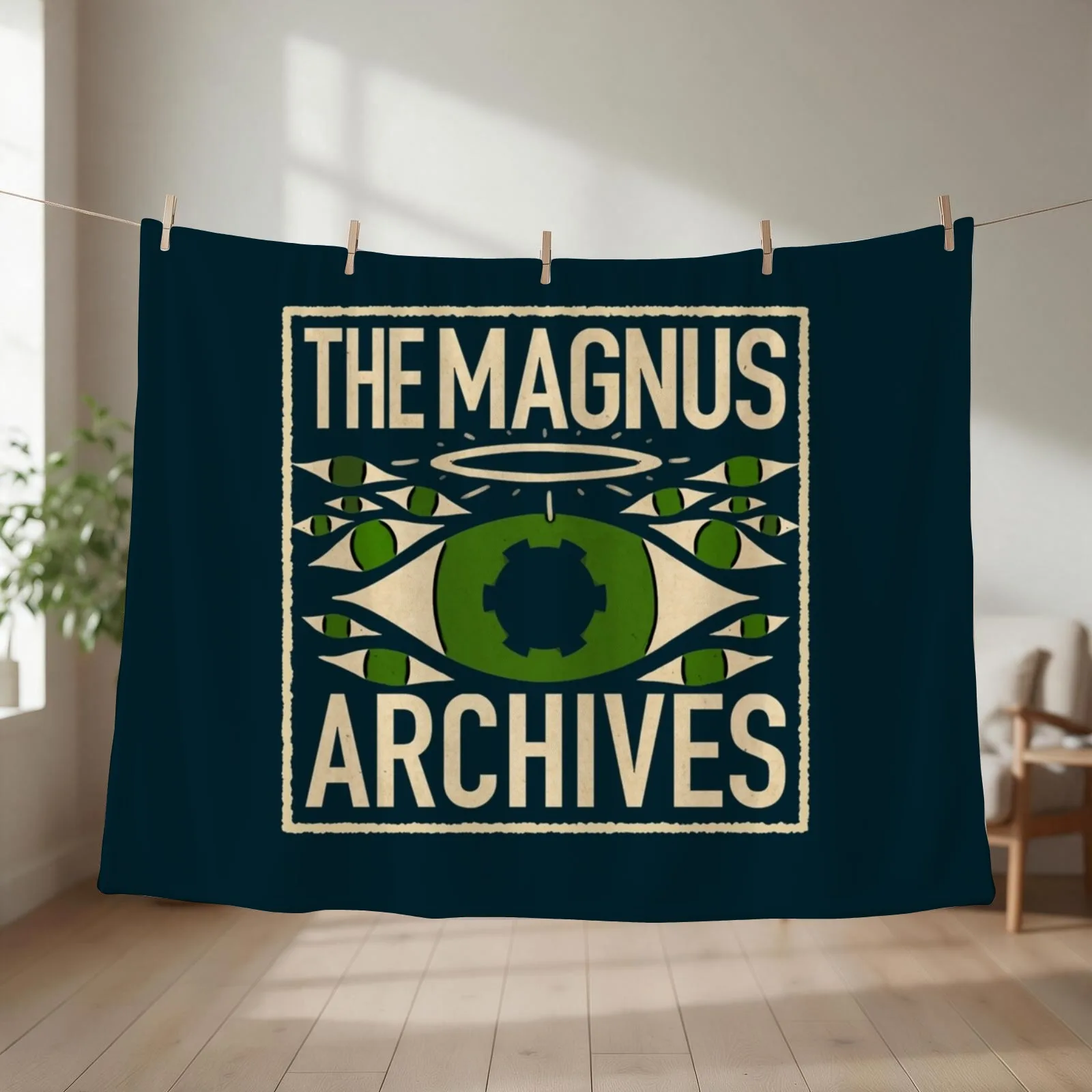 the magnus archives vintage Throw Blanket couch cozy soft plush fuzzy picnic outdoor blanket