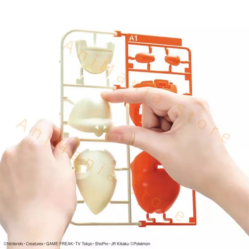 Bandai Original Anime Model Fuecoco Action Figure Assembly Toys Collectible Model Ornaments Gifts for Children