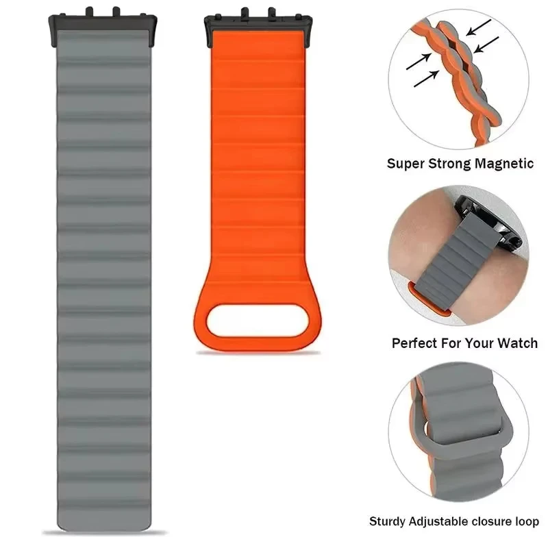 حزام سيليكون مغناطيسي لساعة Samsung Galaxy Fit 3 الرياضية الذكية لملحقات Samsung Galaxy Fit3 سوار Correa