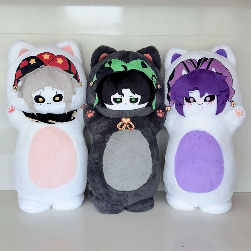 The Freak Circus Pierrot Harlequin Jester Cosplay Body Pillow 80cm Same Character Plush Cushion Halloween Gift Anime Merchandise - view 6