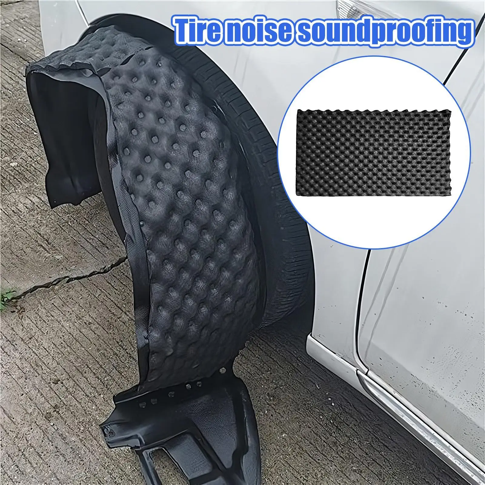 Car Sound Absorbing Cotton Automobile Self-adhesive Car Interior Sound Insulation Cotton Sound Absorption Waves Cottons