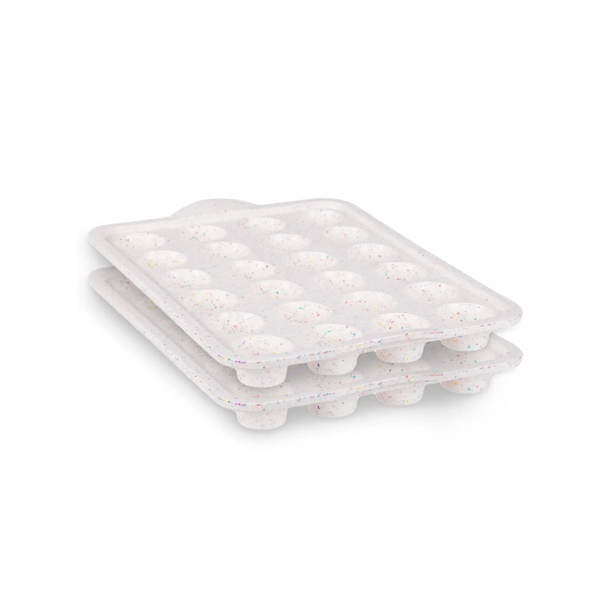 

24 Count Mini Muffin Pan, 2 Pack, 1.75 in Diameter, Granite, Dishwasher Safe, Easy Release