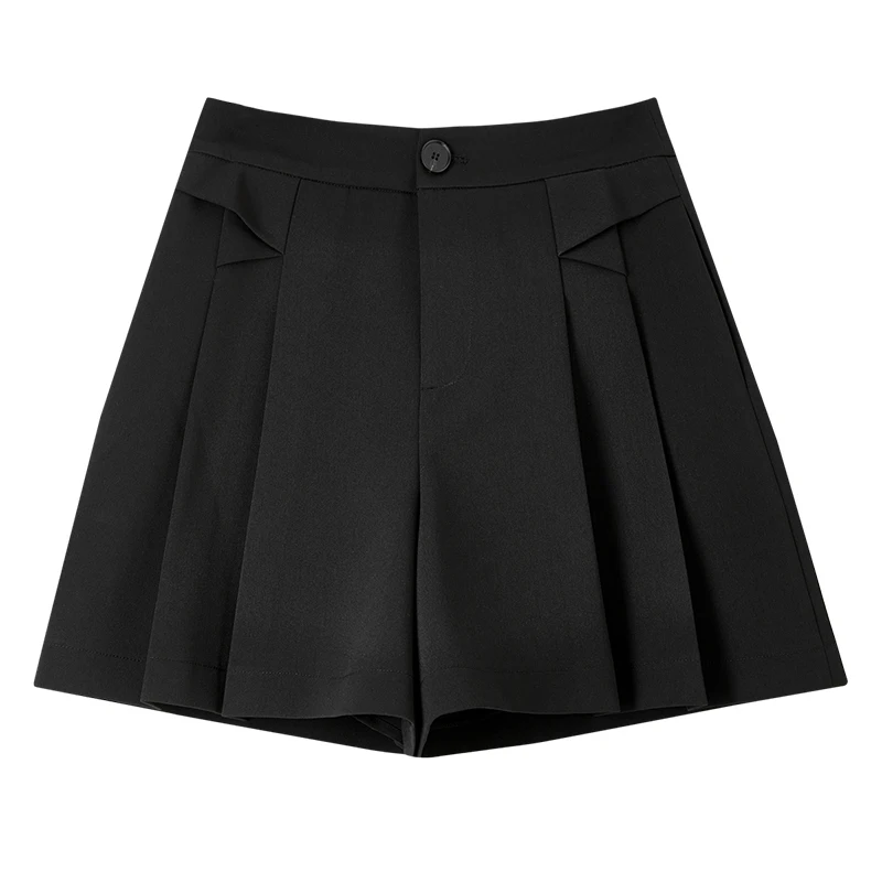 SENTUBILA Solid Color Women Skirt Shorts 2025 Summer High Waist Commuting Lightweight Casual A-line Female Shorts 152K87919