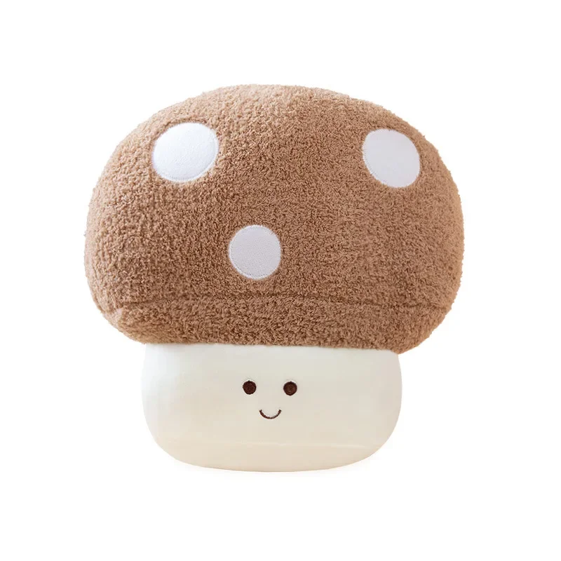 30cm New Style Cute Colorful Mushroom Soft Stuffed Plush Doll Toys Delicate Kawaii Pillows Room Decoration Presents for Friends