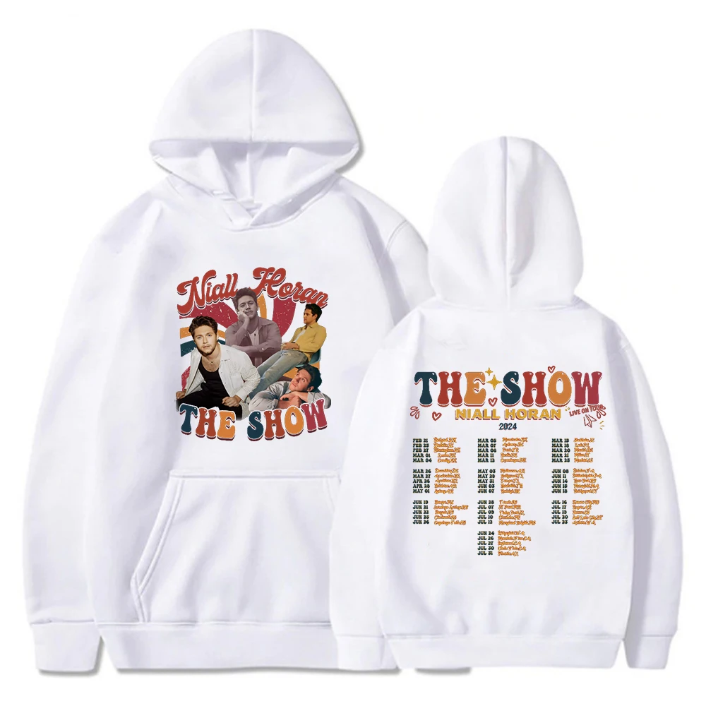 Niall Horan The Show Live On Tour 2024 Hoodie Unisex Long Sleeve Streetwear Women Men Hooded Sweatshirt Fashion Clothes