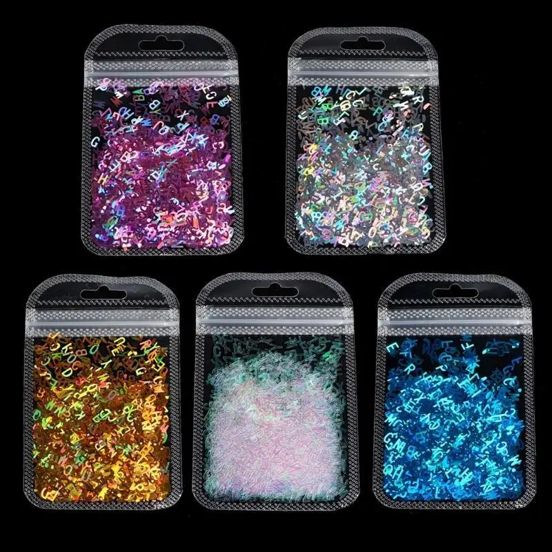 A52E Flakes Resin Epoxy Glitters for Sparkle Festival Sequins Stickers Decor 5 C