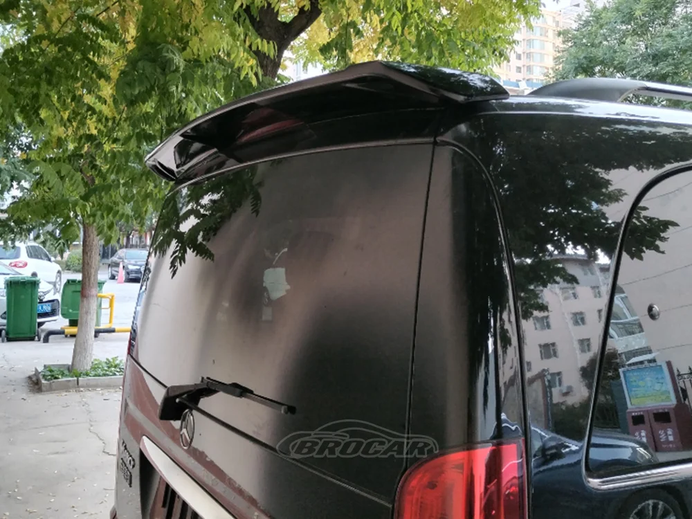 For Benz Vito Viano W639 Roof Spoiler 2006-2015 High-quality ABS plastic unpainted rear spoiler for Vito/Mixto MPV car top wing