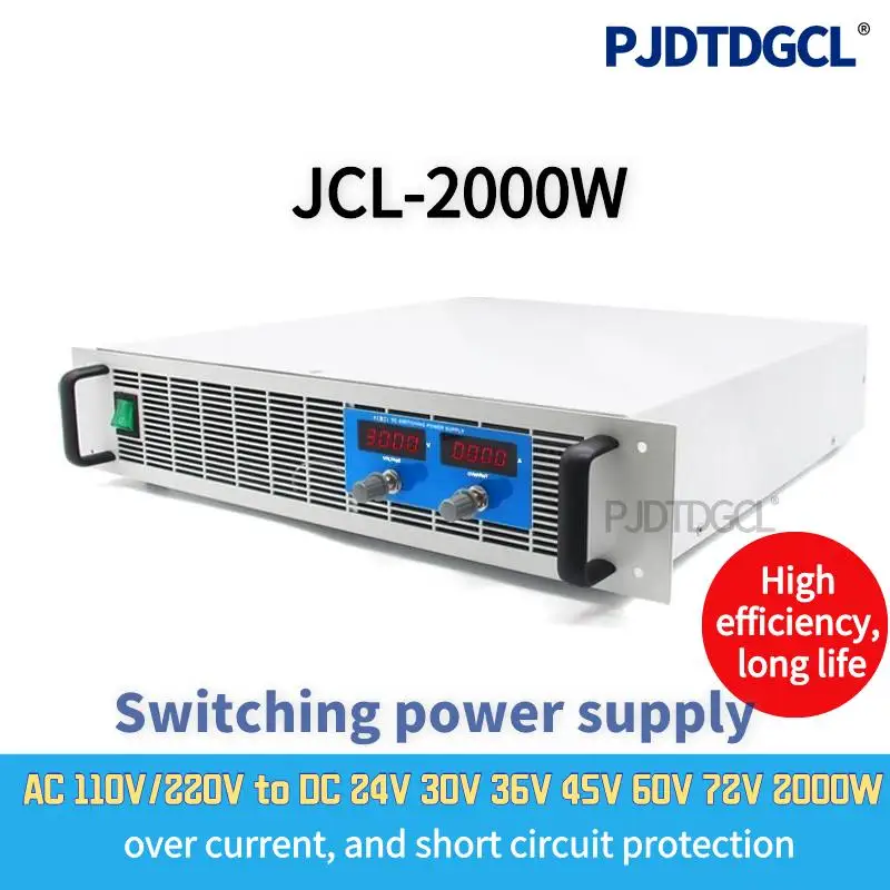 

2000W Switching Power Supply 0- 24V 36V 48V 50V 60V 70V 80V 90V 100V 110V 220V 300V 500V600V Voltage Adjustable Digital Display