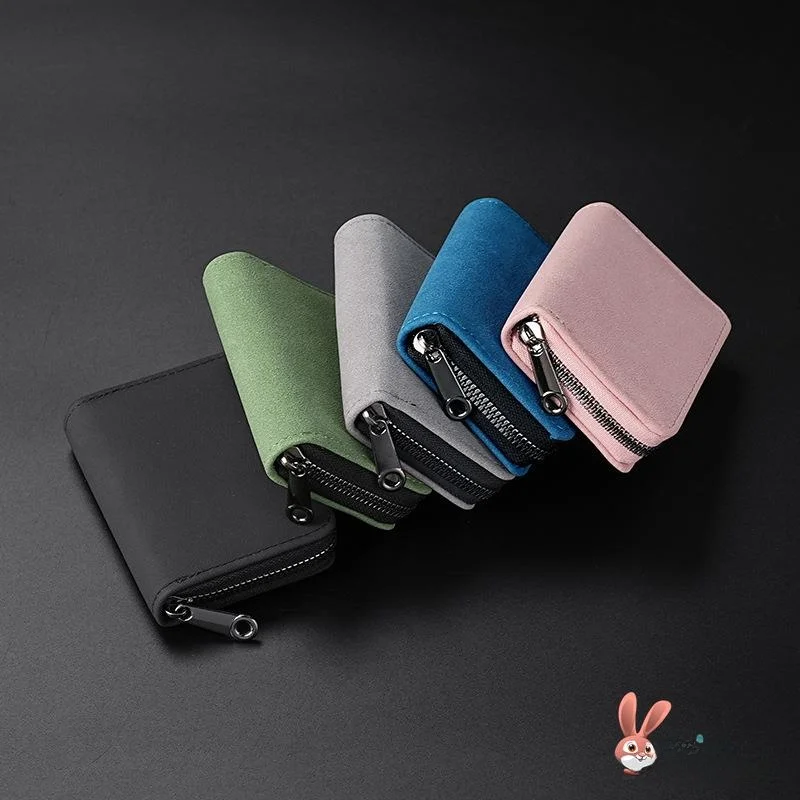 

Новая ультратонкая портативная сумка-кошелек на молнии для карт и водительских прав 2025 года: женский кошелек-какт, мужская функциональная сумка