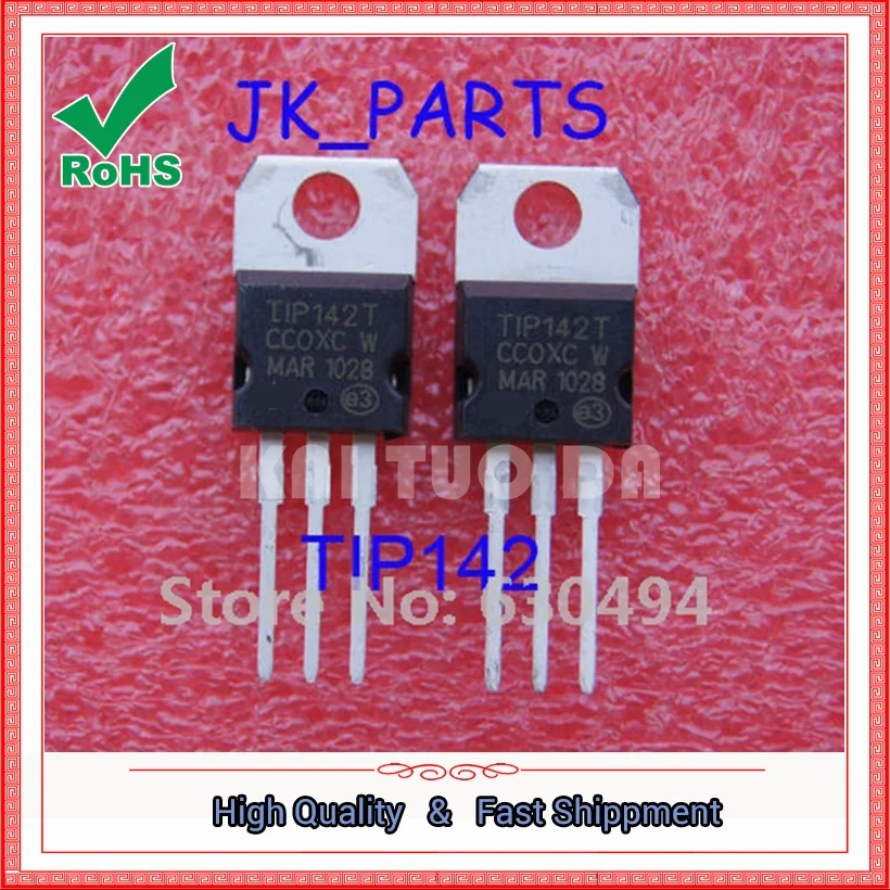 Free Shipping 5 Pairs 142 147  (TIP142+TIP147) Transistors TO-220 NPN PNP