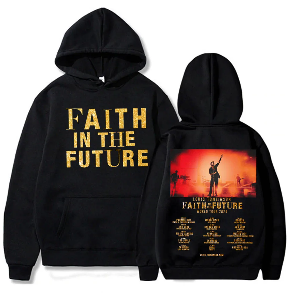 

Faith In The Future Hoodie Walls Pink Lo. Uis Hip Hop Hoodies for Fans Gift