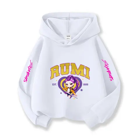 Kpop Natal Casual Kids Hoodie Halloween Tendência Coreana Edição Limitada Witch Hunt Fan Support Essential Top