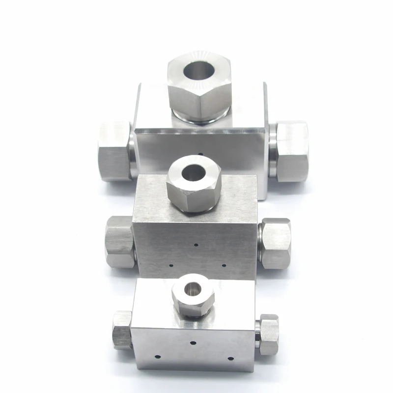 Waterjet Cutting Machine Miscellaneous Fittings & Hand Valves Parts 1/4 & 3/8 & 9/16 Tee A-0776
