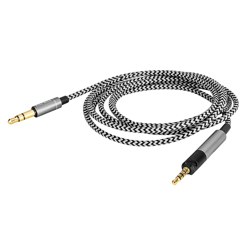 For Sennheiser HD518 HD558 HD549 HD569 HD579 HD595 HD598 HD598SE HD599 HD400PRO M50X Earphone Replaceable Nylon Braided Cable